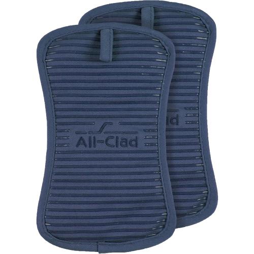 All-Clad Premium Pot Holder & Hot Pad: Heat Resistant to 500 Degrees - 100% Cotton, 10x6.25 Hot Pad for Kitchen and Barbeque, (1-Pack), black