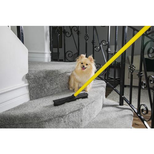 FURemover Pet Hair Removal Rubber Broom, Telescopic Handle