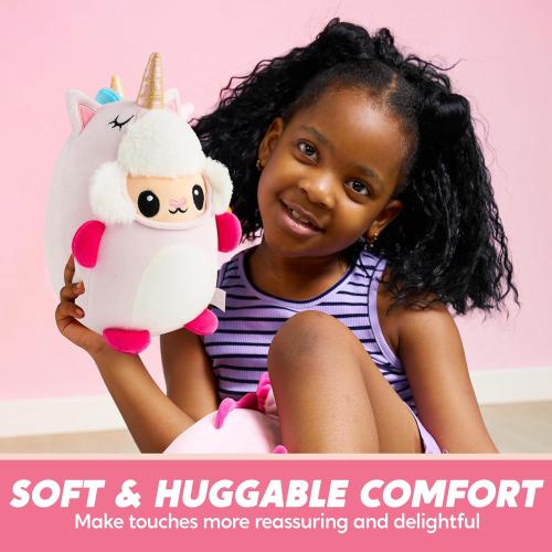 JOYIN Stuffed Animal, Kawaii Unicorn Sheep Plush Toy, Soft Plushie, for Kids and Adults, Birthday Surprise Gift for Boys and Girls (Ewenicorn), Easter Plush Toy
