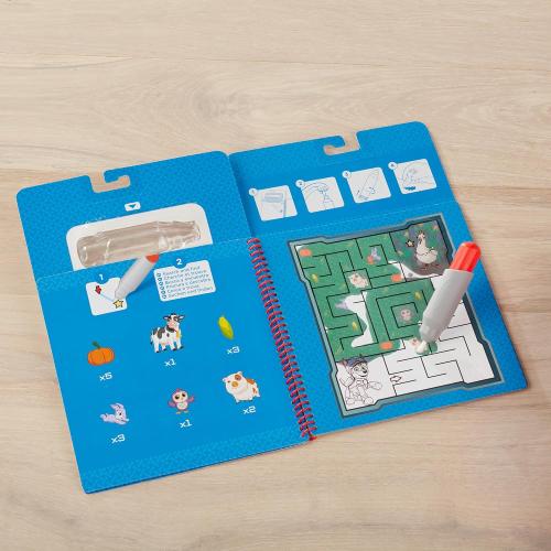 Melissa & Doug PAW Patrol Water Wow! Chase Water Reveal Travel Book Activity Pad | 3  | Gift for Boy or Girl