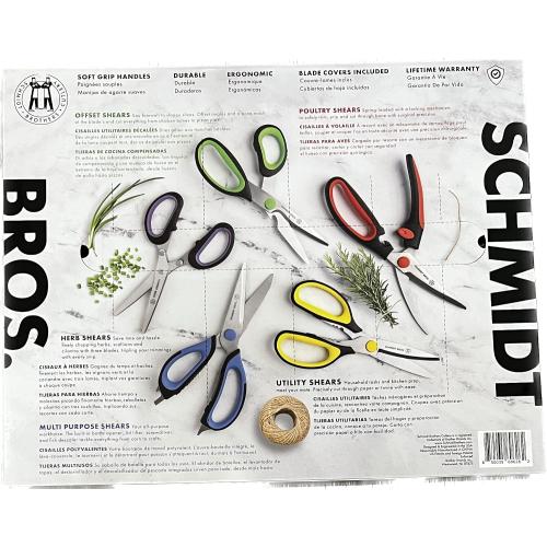 HGB Schmidt Bros 5 - Piece Soft Grip Stainless Steel Shears Set