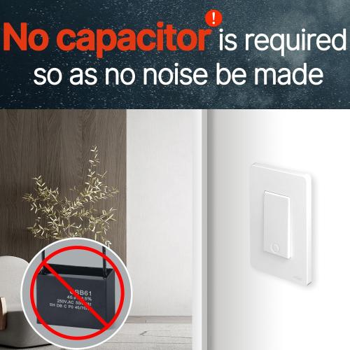 MOES Zigbee Smart Switch 1 Gang, No Neutral Wire Required, Inteligente Single Pole Light Switches, Compatible with Alexa Google Assistant, Remote Control, Require MOES Zigbee Hub