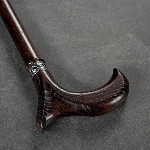Asterom Handcrafted Walking Cane - Ergonomic, Derby, Wooden Canes for Men, Fashionable Walking Sticks for Seniors
