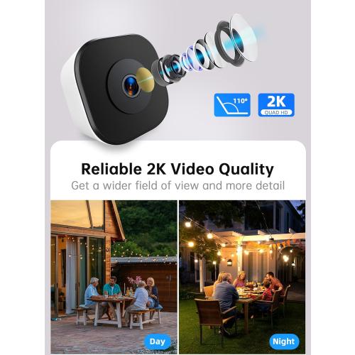 2K Window Cameras for Home Security Dual Band WiFi Indoor Winodow Camera