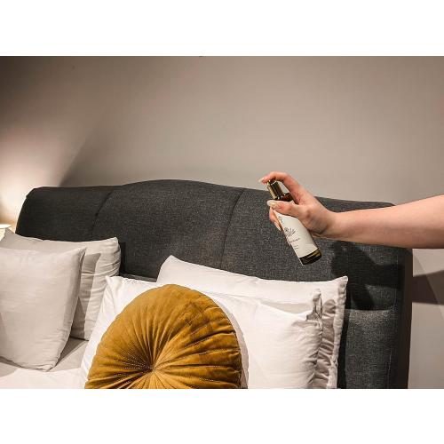 PRISTINE Swiss Château/Inspired by Hilton Hotel Linen & Room Spray Air Freshener, Made With Essential Oils, Tangerine, Raspberry, Cedarwood Scent, 3.4oz Pillow Spray