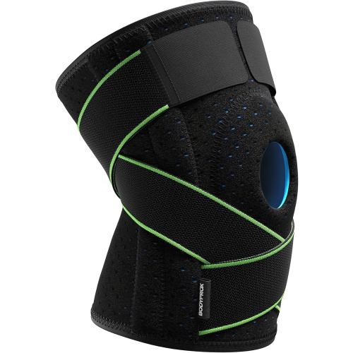 Bodyprox Knee Brace with Side Stabilizers & Patella Gel Pads for Knee Support