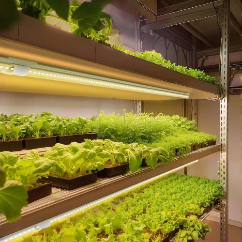 Barrina Full Spectrum LED Grow Light, 168W(4 x 42W), Grow Light Strips for Indoor Plant, 4FT Plant Grow Light, T8 Growing Lamp Fixture, Yellow, 4-Pack‼️hangers not included‼️