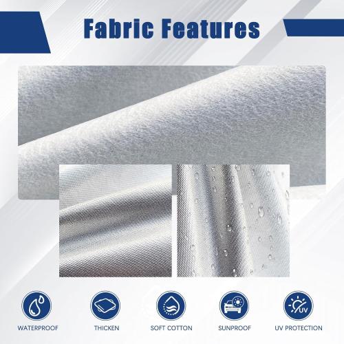 Kayme 6 Layers SUV Car Cover Custom Fit for Subaru Forester（1997-2025） Waterproof All Weather for Automobiles, Outdoor Full Cover Rain Sun UV Protection.Silver