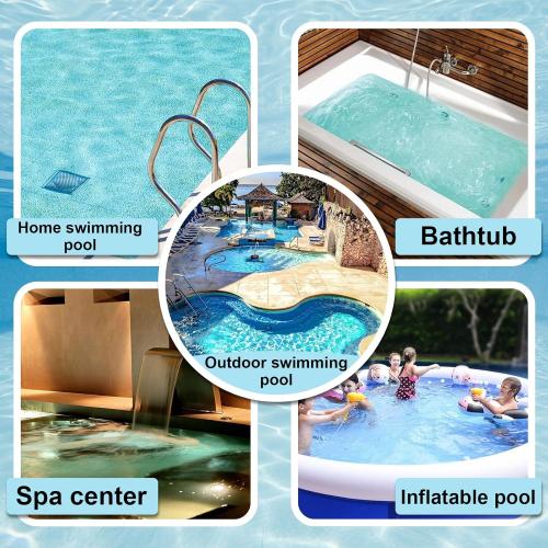 Dual Voltage Pool Pump 1.5HP 6498GPH, self-priming energy-saving equipped pumps with filter basket, for Above Ground Pools (1.5HP HBP1100II) (no test)