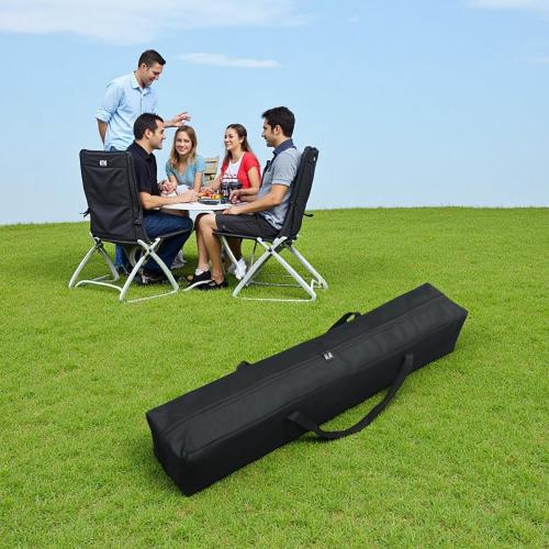 Heavy Duty Canopy & Roof Tent Storage Bag - XL Water-Resistant Organizer for Camping Cot, Hammock Cover, Grill Tools,Fishing Rods & Keyboard Stand with MOLLE Straps (29''(L)x5.9''(W)x5.9''(H))
