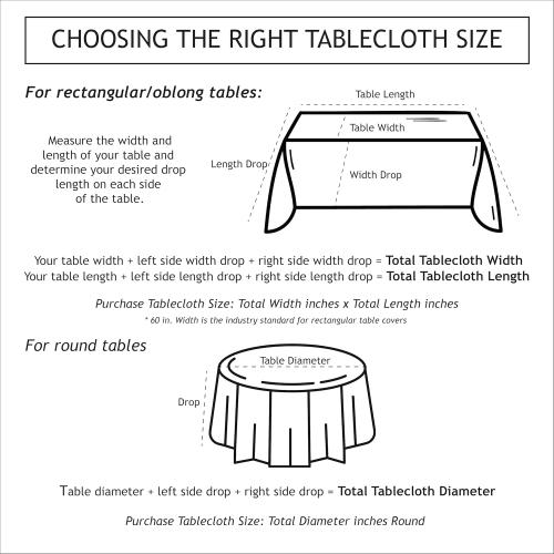 Benson Mills Cameron Textured Fabric Table Cloth, for Everyday Home Dining, Parties, Weddings & Holiday Tablecloths (60 x 140 Rectangular, White)