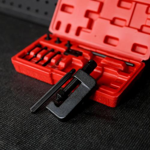 ABN Chain Breaker Tool Kit with Storage Case - 13 Piece Rivet and Roller Chain Link Removal Tool for 35 to 630 Motorcycle, Bike, ATV Chains