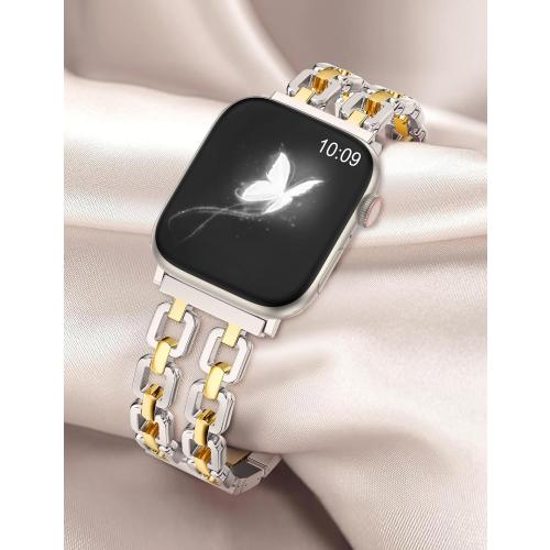 Wearlizer Compatible with Apple Watch Band 41/40/38/44/45/46/49/42mm Women