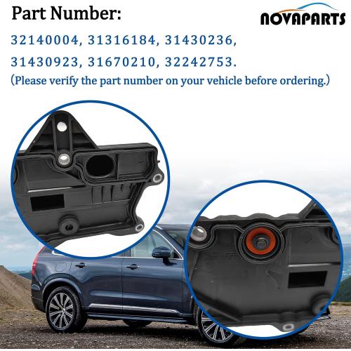 32140004 PCV Valve Oil Trap 2.0L w/Gasket for Volvo XC90 XC60 S60 S80 S90 V60 V90 XC40 XC70 2014-2021 4 Cylinder 32242753 31430923 31670210 31316184