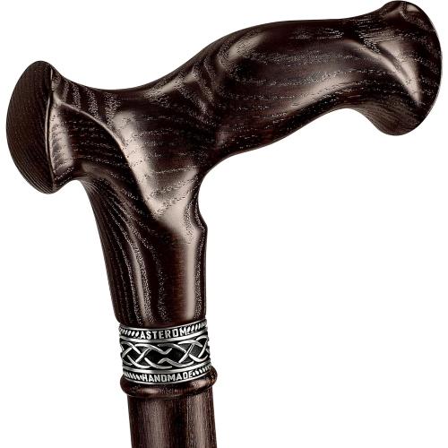 Asterom Walking Cane for Men & Women - Handmade, Ergonomic, Wooden Canes - Cool Walking Sticks for Seniors, FSA/HSA Eligible