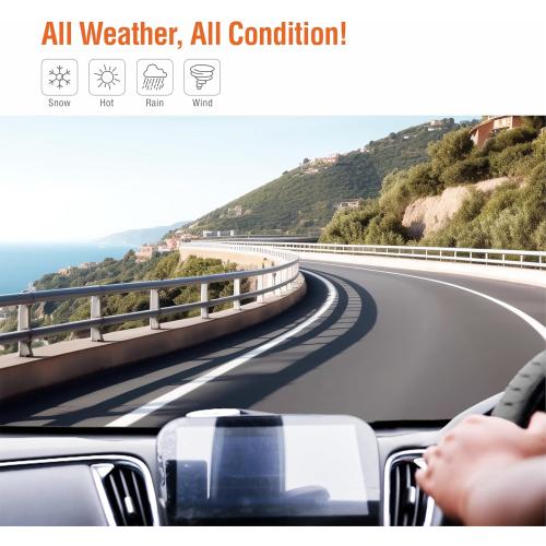 OEM 1818 Silicone Wiper Blade Replacement for Ford Ranger 2011-1999 Commander 10-06/Chevrolet HHR 2011-2006 Superior All-Seasons Windshield Wiper Blade(Set of 2)