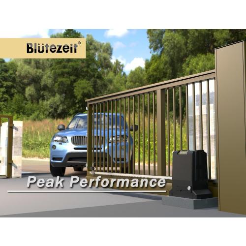 Blütezeit 1800lb WiFi Sliding Gate Opener Smart App Control, 1/2HP Automatic Slide Gate Motor Rack Driven with 2 Remote Controls & IR Sensor Complete Hardware Kits for Driveway Gates Up to 40ft