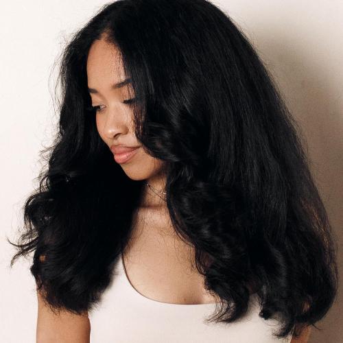 Kristin Ess Hair Volumizing Blow Dryer Brush - Blowout   Hair Straightening Brush - Ceramic   Ionic - Dry, Smooth   Volumize Hair - Flat Padel Base for Faster Blowout - 3 Wind Speeds   4 Heat Settings