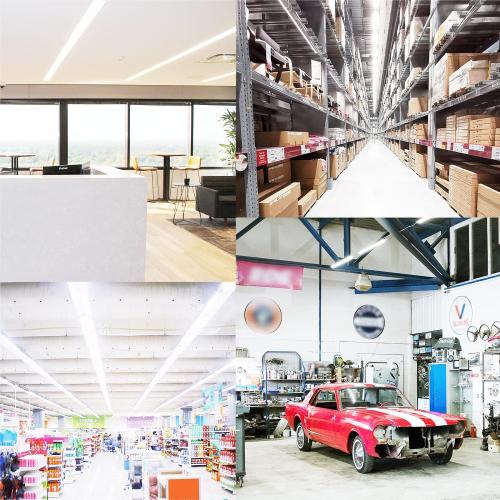 T8 LED Bulbs 4FT, 6000K Daylight White, 40W Equivalent, Ballast Bypass, Dual Ended Type B Light Tube, LED Fluorescent Tube Replacement T8 T12, Non-dimmable