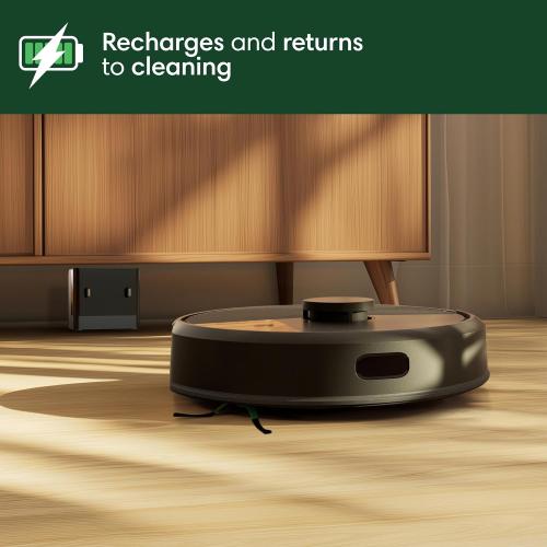 iRobot Roomba 104 Vac Robot Vacuum - Intense Power-Lifting Suction, Smart & Fast Home Mapping, Ideal for Pet Hair, LiDAR Navigation, Multi-Surface Cleaning, Cleans in Neat Rows, Self-Charging