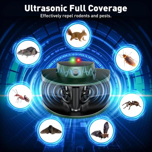 2026 Upgraded Ultrasonic Repeller & Insect Indoor Repeller, Pest Control