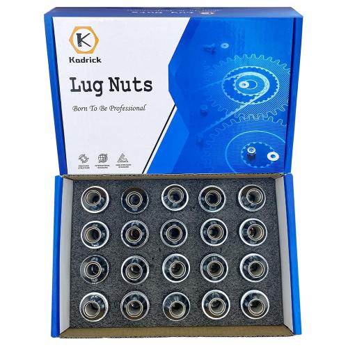 Missing pieces. Kadrick 20pcs M12x1.5 Lug Nuts,One-Piece Solid Chrome, Replacement for 2001-2019 Ford Escape/2012-2018 Focus/2006-2019 Fusion/Lincoln 2015-19 MKC/2012-16 MKZ,Large Acorn Seat，New Model……