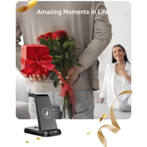 Wireless Charger for Samsung Phones Watch Earbuds(Not for Z Flip & A Serie-Phone),SWIO 3 in 1 Charging Station for Galaxy Watch 7/Ultra/6/5/4/3,S25 S24 S23 S22 S21 S20/Note 20 10/Z Fold 4 3,Buds/2/Pro