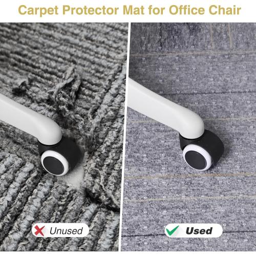 50”x 60”Carpet Floor Mat for Office Chair, Clear Desk Chair Floor Mat for Carpet for Medium/Low Pile, HeavyDuty Chair Mats for Carpeted Floors, Studded Desk Mat for Carpets for Homes and Offices
