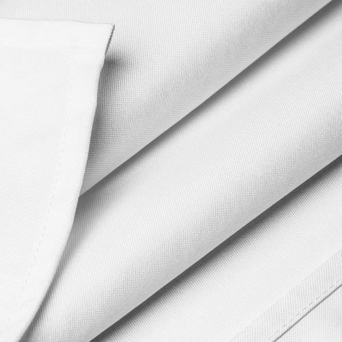 Lann's Linens - 90 x 132 Premium Tablecloth for Wedding/Banquet/Restaurant - Rectangular Polyester Fabric Table Cloth - White