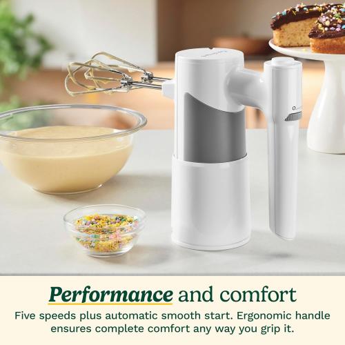 Cuisinart 5 Speed Hand Mixer, HM-150, White‼️light dirt‼️