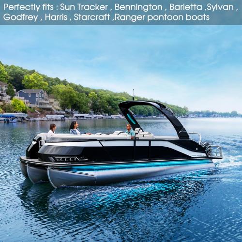 Pontoon Fenders Boat Bumpers for Docking Pontoon Boat ONLY,Customized Inflatable Fender Dock Bumper with Locking Recessed Groove&Grip Handle