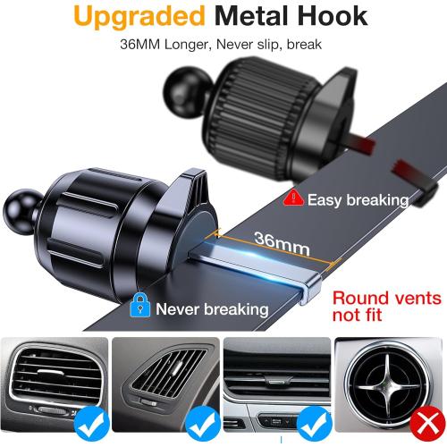 Romuto Car Phone Holder Mount【2025 Ultimate Suction】 Phone Mount for Car Cell Phone Holders for Your Car Accessories for Women Men Dashboard/Windshield/Vent/Wall Mounts Truck Stand for iPhone Samsung