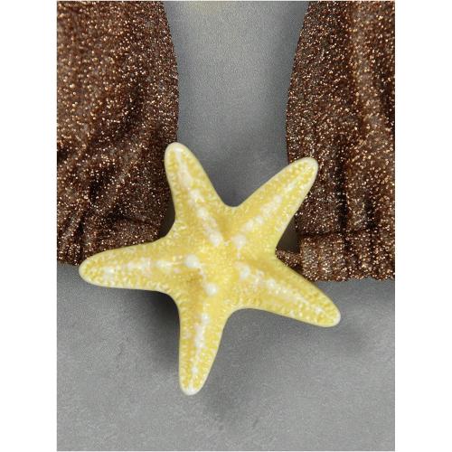 Size M SOLY HUX Women's Sexy Halter Triangle Bikini Set Tie String Swimsuit High Cut Thong Two Piece Bathing Suit