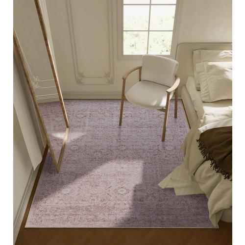 Washable Boho Bedroom Area Rugs: 3'x5' Small Entryway Rug Stain Resistant Tribal Distressed Accent Rug Non Slip Low Pile Soft Carpets for Entrance Front Door Floor Kitchen Bedside Living Room Office