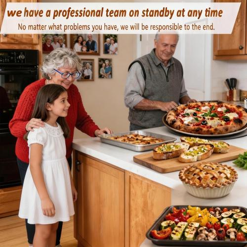 Upgraded Air Fry Tray for 30 Oven with Drip Pan, Compatible with Frigidaire 30 Ranges and Wall Ovens, Stainless Steel, Oven Rack Measures 25 x 16 x 1.75