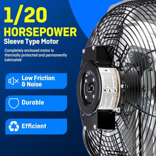 iLIVING 12 Wall Mounted Shutter Exhaust Fan, Automatic Shutter, with Thermostat and Variable Speed controller, 0.6A, 960 CFM, 1400 SQF Coverage Area Silver (ILG8SF12V-ST)