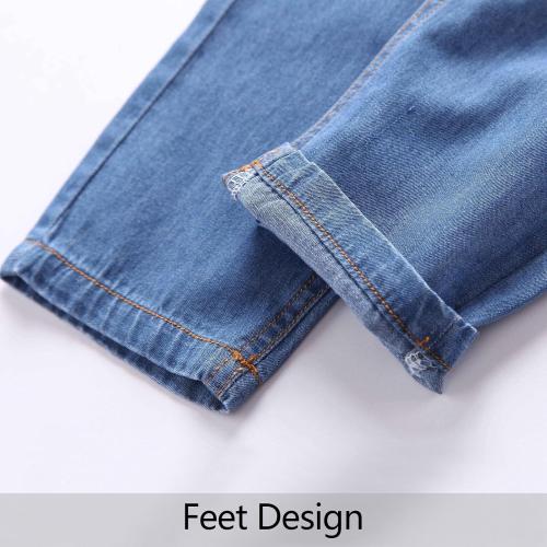 Size 14 Cat & Jack Denim Jeans Pants Tapered Leg Cotton Casual Trousers Slim Fit Cargo Joggers