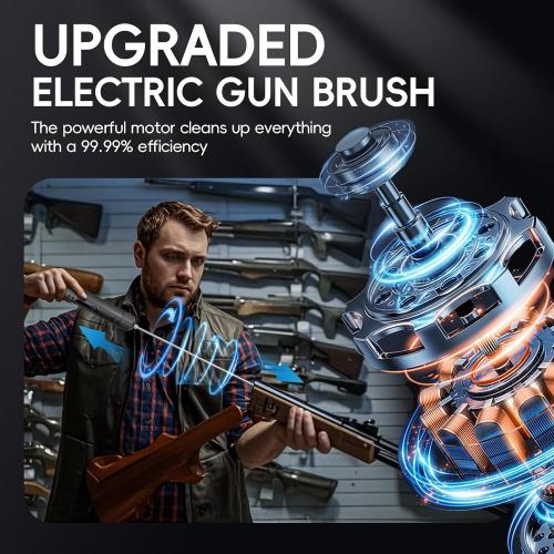 Electric Gun Cleaning Brush Universal Supplies for Rifles Handgun