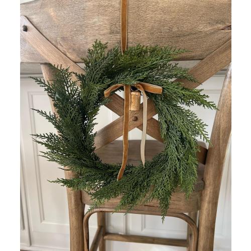 Camel Christmas Velvet Ribbon for Tree, Gift Wrapping, Flower Bouquet, Wreath Decorations, Bow Making 5/8'', 25 Yards