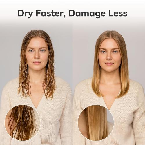 Sndyi Small Round Brush for Blow Out, 1.3 Inch Nano Thermal Ceramic Ionic Round Hair Brush with Boar Bristles, Boost Shine and Volume, For Short Hair with Quick Blow Drying and Salon Styling