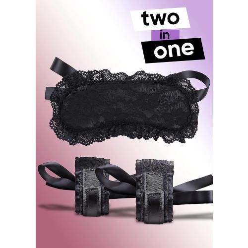 Black Set Lace Sleep Mask