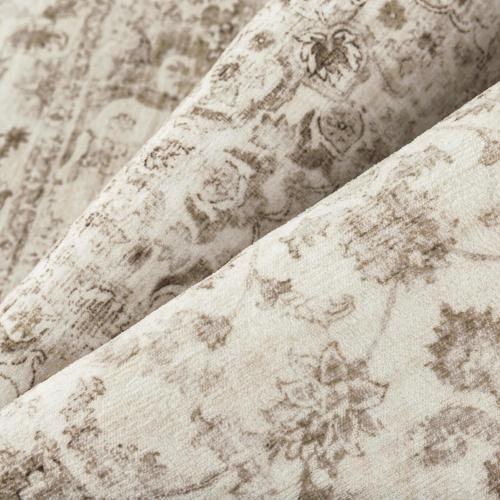 Jinchan .....3x4 Washable Neutral Area Rug Beige Vintage Entryway Office Carpet Non-Slip Soft Low Pile Floral Throw Rug for Entrance Living Room Bathroom Dining Room