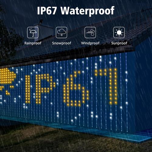 Smart Curtain Lights 20Ft x 10Ft, 800 LED Curtain String Lights with App Remote Color Changing Window Fairy Light Music Sync Dynamic DIY for Indoor Outdoor Backdrop Wall Decor