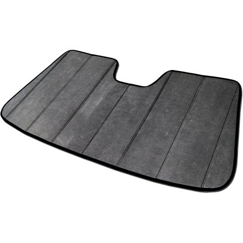 Tuningpros SS-009 1-pc Set Silver & Grey Custom Fit Sun Shade Car Windshield Protector, Sunshade Visor Compatible with 2009-2016 Audi A4 S4 RS4