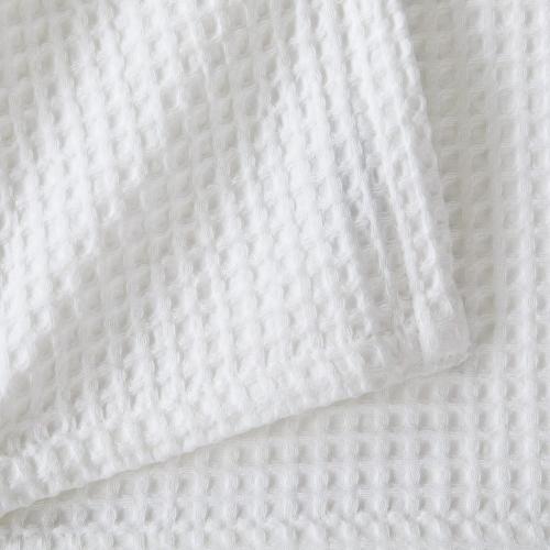 100% Cotton Waffle Weave Bed Blanket | Soft, Breathable, and Lightweight Blanket for All-Season | Perfect for Layering King, White)