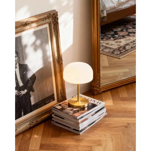 VoMii Mushroom Lamp, Shower Lamp Waterproof for Bathroom & Bedroom - Brass