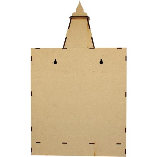 eSplanade DIY MDF Temple Puja Mandir Temple for Home Shop Office | Build Your Own Mandir | Pooja Articles