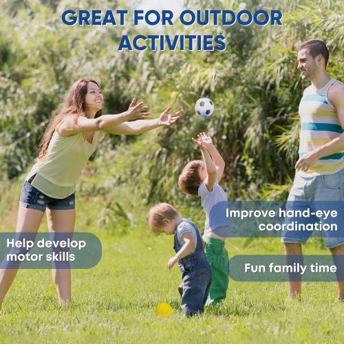 Set Of 6 Mini Sports Foam Balls for Kids, Toddler Ball Toys, Foam Football, Toddler Football, Indoor Baby Soccer, Kids Mini Basketball, Soft Baseball, Volleyball, Small Playground Balls, Baby Ball Toy