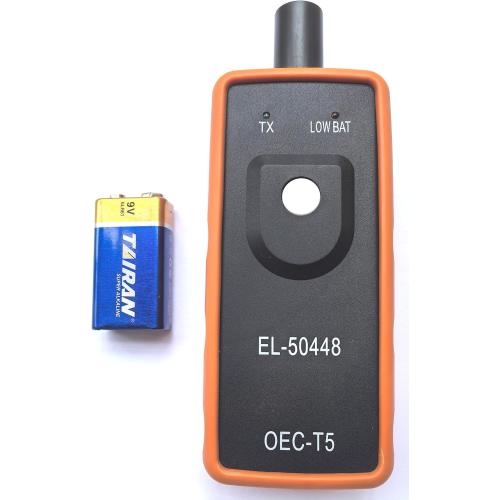 EL-50448 TPMS Relearn Tool with Battery Chevy TPMS Reset Tool for Cadillac GMC Buick GM Tire Pressure Sensor Reset Tool Chevy Tire Pressure Monitoring System Sensor TPMS Programming Tool
