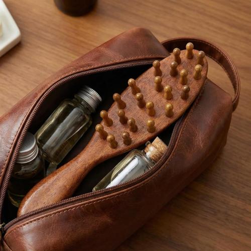 Sandalwood Loc Brush For Dreads, Wooden Round Dreadlock Scalp Comb Dread Massager Dandruff Head Curly Pro Scrubber Defining Long Teeth No Static For Wet Dry Hair Scalp Care And Hair Styling Brown